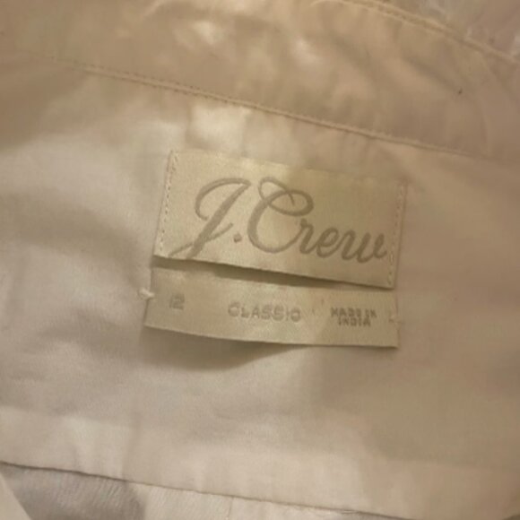 J.Crew Classic Fit Ruffleneck Button Down - Picture 5 of 8